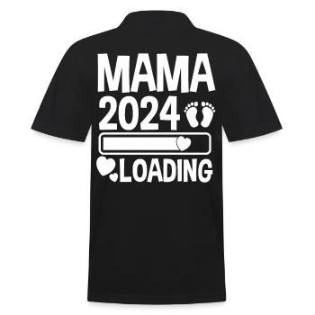 Maman à venir 2024 - Polo Homme - noir - Dos - Kai (181cm)