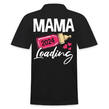 Maman à venir 2024 - Polo Homme - noir - Dos - Kai (181cm)
