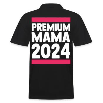 Maman à venir 2024 - Polo Homme - noir - Dos - Kai (181cm)
