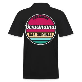 Belle-mère Belle-mère Bonus Maman - Polo Homme - noir - Dos - Kai (181cm)