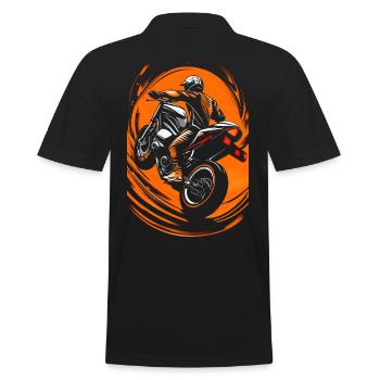 Motards Motards - Polo Homme - noir - Dos - Kai (181cm)