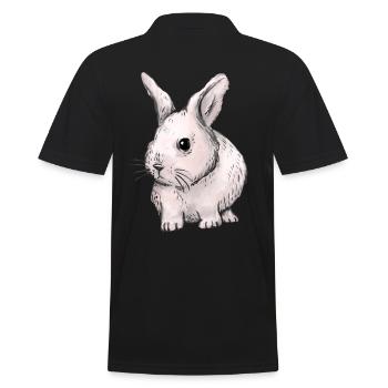 Lapin, lapin, lapin de Pâques, enfants, animaux de compagnie, bébé - Polo Homme - noir - Dos - Kai (181cm)