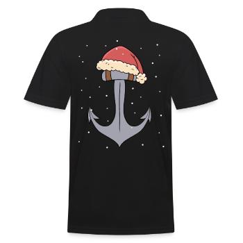 Ancre Noël Marin Navigation Professions Ahoy - Polo Homme - noir - Dos - Kai (181cm)