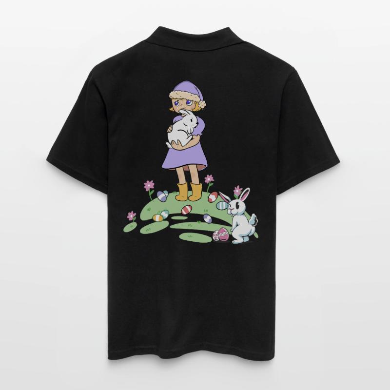 Easter Easter Bunny Kids Rabbit Easter Eggs Eggs Men's Polo Shirt