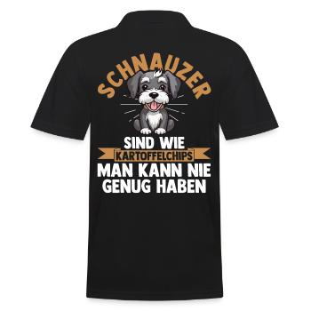 Schnauzer géant Schnauzer chien - Polo Homme - noir - Dos - Kai (181cm)