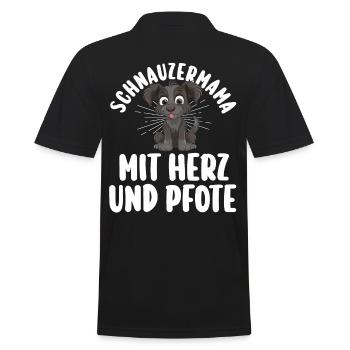 Schnauzer géant Schnauzer chien - Polo Homme - noir - Dos - Kai (181cm)