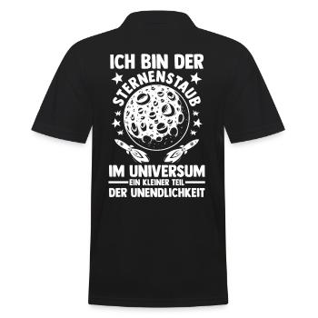 Astrology, Astrologer, Astronaut, Universe, Space - Men's Polo Shirt - black - Back - Kai (181cm)