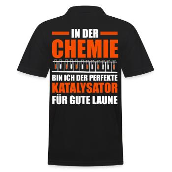 Chimiste Sciences Physique Chimie - Polo Homme - noir - Dos - Kai (181cm)