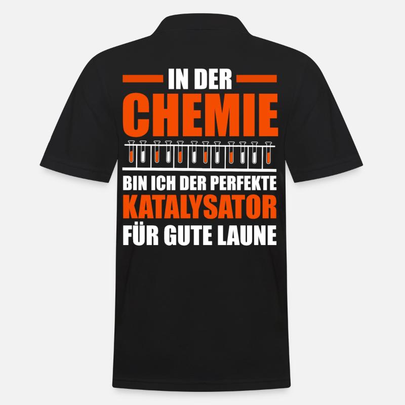 Chimiste Sciences Physique Chimie - Polo Homme - noir