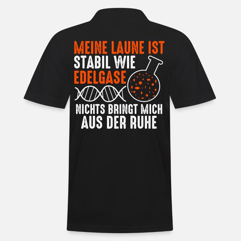 Chimiste Sciences Physique Chimie - Polo Homme - noir