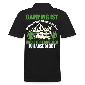 Camping-car Camping-car Camping Camping - Polo Homme - noir - Dos - Kai (181cm)