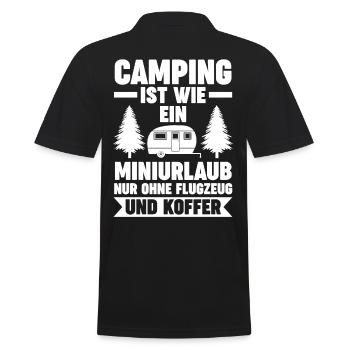 Camping-car Camping-car Camping Camping - Polo Homme - noir - Dos - Kai (181cm)