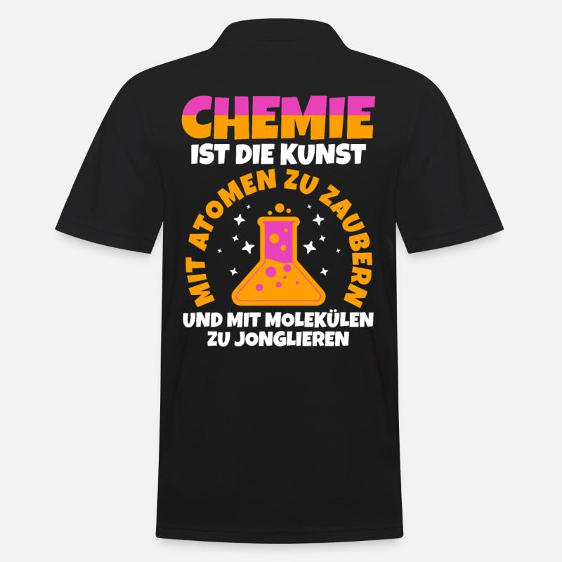 Chemist Science Physics Chemistry - Men's Polo Shirt - black
