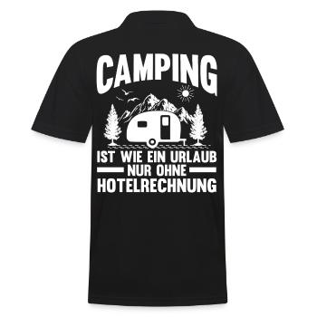 Camping-car Camping-car Camping Camping - Polo Homme - noir - Dos - Kai (181cm)