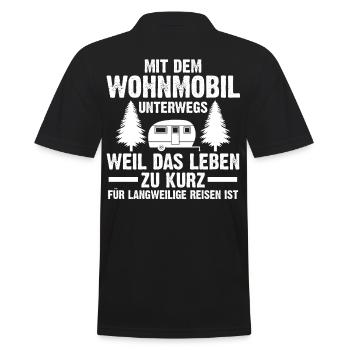 Camping-car Camping-car Camping Camping - Polo Homme - noir - Dos - Kai (181cm)