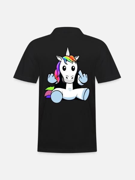 Mytisk væsen Fabel Enhjørning Teenager Teenager Teenager - Herre poloshirt - sort