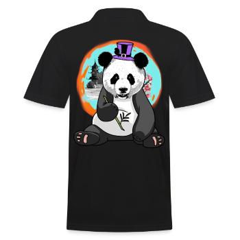 Asie Panda Ours Chapeau Faune Enfants Chine Enfant - Polo Homme - noir - Dos - Kai (181cm)