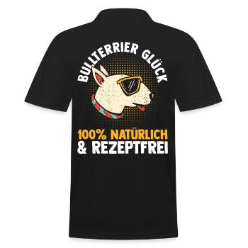 Chien Bull Terrier - Polo Homme - noir - Dos - Kai (181cm)