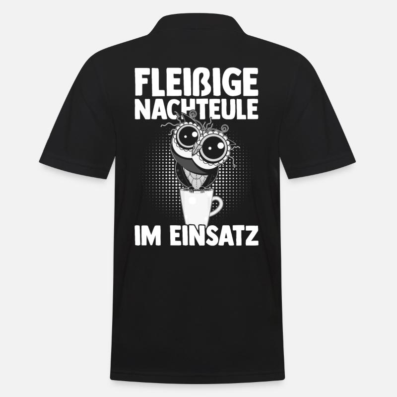 Night Shift chien Beagle - Polo Homme - noir