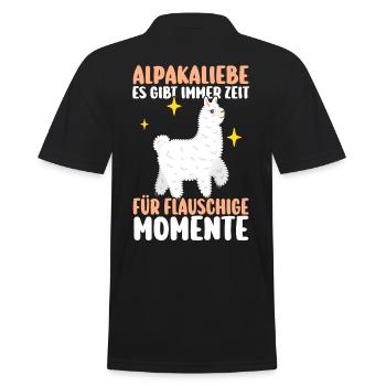 Alpaga - Polo Homme - noir - Dos - Kai (181cm)