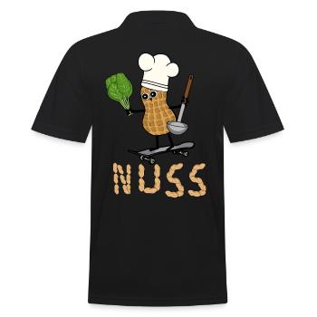 Cacahuète Cuire Légume Cuisson Rapide Cuisson Patin - Polo Homme - noir - Dos - Kai (181cm)