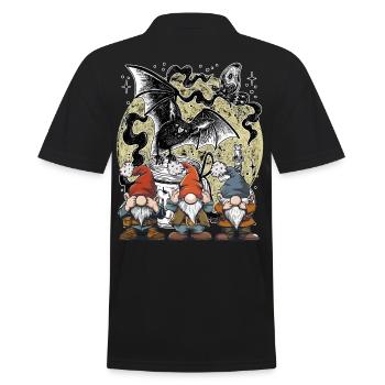 Bat Witching Hour Nains Conte de fées magique - Polo Homme - noir - Dos - Kai (181cm)