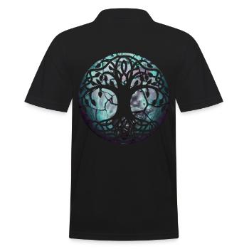 Arbre celtique Forêt naturelle celtique - Polo Homme - noir - Dos - Kai (181cm)