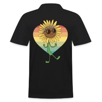 Lunettes de jardin de fleur de tournesol d’été Flora - Polo Homme - noir - Dos - Kai (181cm)