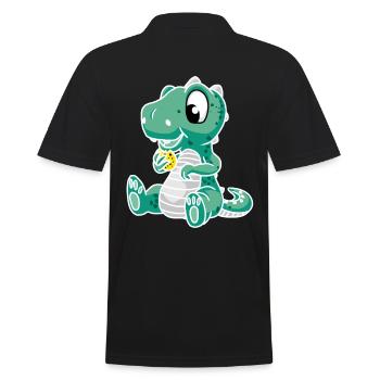 Dkrino Dinosaure Dragon Enfant Enfants Bébé - Polo Homme - noir - Dos - Kai (181cm)