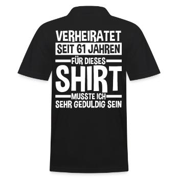 Mariage Ormes Mariage 61 ans Mariage - Polo Homme - noir - Dos - Kai (181cm)