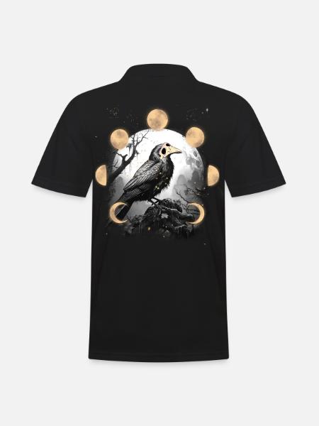 Raven Raven Crow Crow Plague Plague Mask Bird - Men's Polo Shirt - black