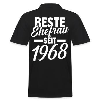 Meilleure épouse de la Saint-Valentin depuis 1968 - Polo Homme - noir - Dos - Kai (181cm)