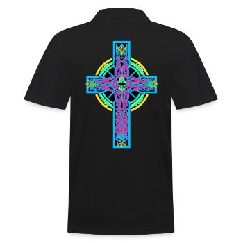 Croix Croix Crucifix - Polo Homme - noir - Dos - Kai (181cm)