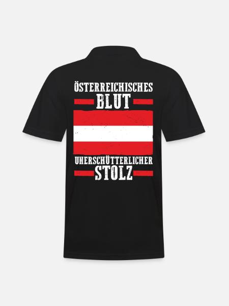 Austrians Austria - Men's Polo Shirt - black