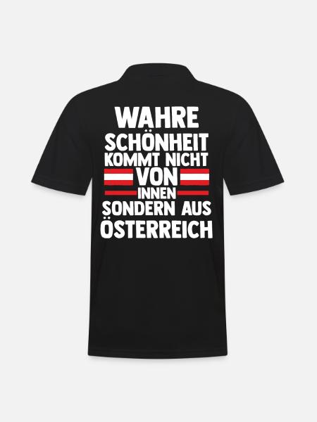 Austrians Austria - Men's Polo Shirt - black