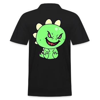 Dragon Dragon Halloween Enfants Enfant Monstre - Polo Homme - noir - Dos - Kai (181cm)