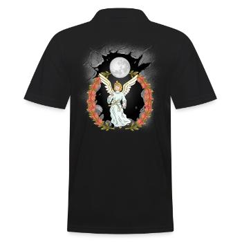 Ange Spirituel Chapelet Protecteur Céleste - Polo Homme - noir - Dos - Kai (181cm)