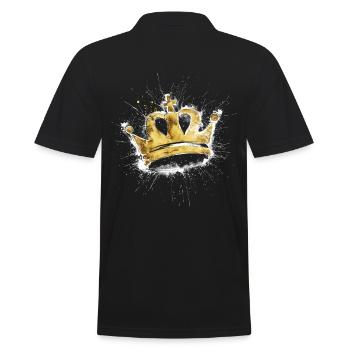 Couronne de couleur blanche - Polo Homme - noir - Dos - Kai (181cm)