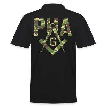 Pha Mason Maçon Maçon Maçon Maçon - Polo Homme - noir - Dos - Kai (181cm)