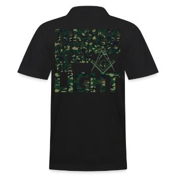 Maçon Maçon Maçon Camo Franc-maçon - Polo Homme - noir - Dos - Kai (181cm)