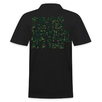 Maçon Maçon Maçon Camo Franc-maçon - Polo Homme - noir - Dos - Kai (181cm)