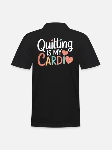Quilting Quilter Quilt Sewing Sewing - Men's Polo Shirt - black