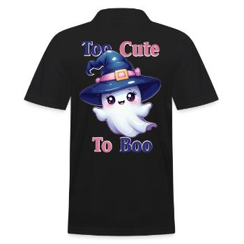 Adorable fantôme au chapeau de sorcière – Trop mignon pour être hué - Polo Homme - noir - Dos - Kai (181cm)