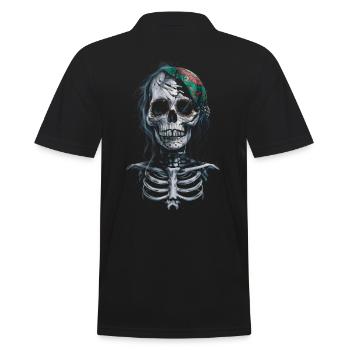 Le Jour des Morts / Squelette / Crâne de Sucre - Polo Homme - noir - Dos - Kai (181cm)