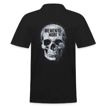 Crâne Memento mori - Polo Homme - noir - Dos - Kai (181cm)