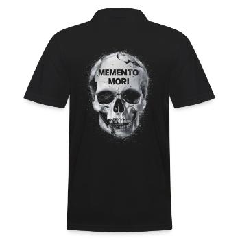 Crâne Memento mori - Polo Homme - noir - Dos - Kai (181cm)