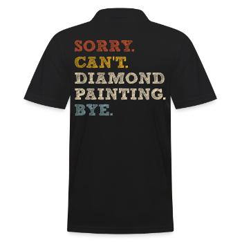 Peinture Diamants Peinture au diamant Art - Polo Homme - noir - Dos - Kai (181cm)
