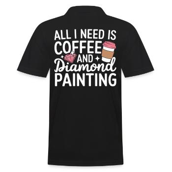 Peinture Diamants Peinture au diamant Art - Polo Homme - noir - Dos - Kai (181cm)