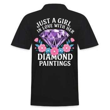 Peinture Diamants Peinture au diamant Art - Polo Homme - noir - Dos - Kai (181cm)