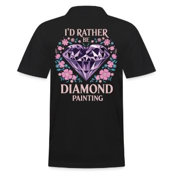 Peinture Diamants Peinture au diamant Art - Polo Homme - noir - Dos - Kai (181cm)